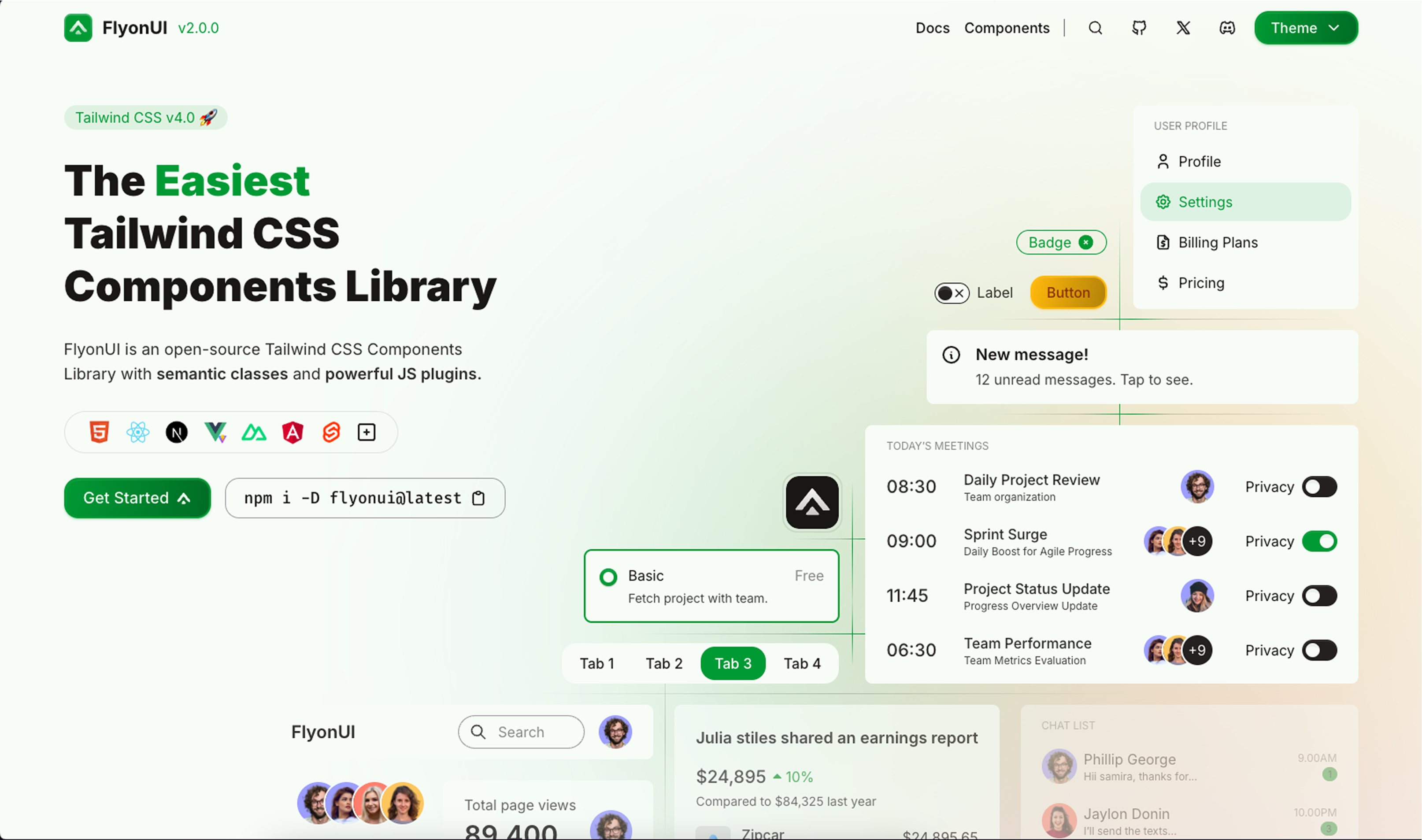 FlyonUI 2.0 media 8