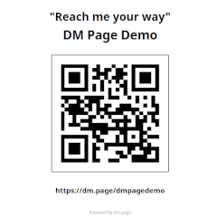  dm.page - Product Hunt launch logo and brand identity