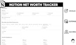 Notion Net Worth Tracker image