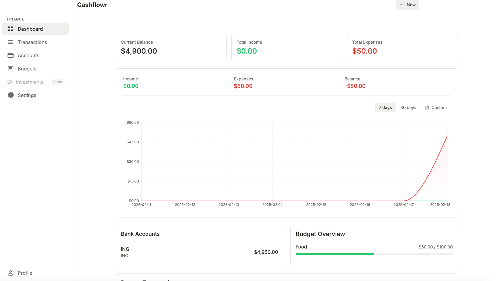 Finance Tracker gallery image