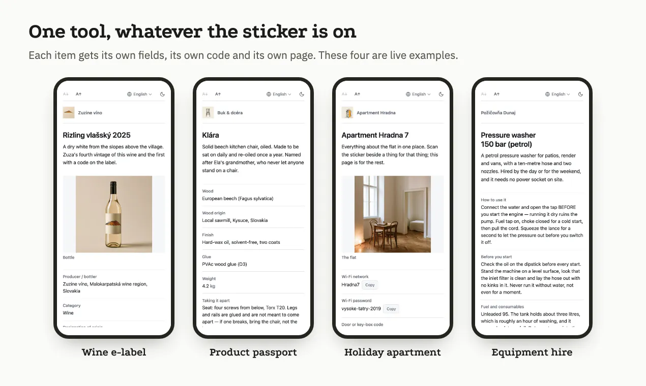 ItemQR.app gallery image
