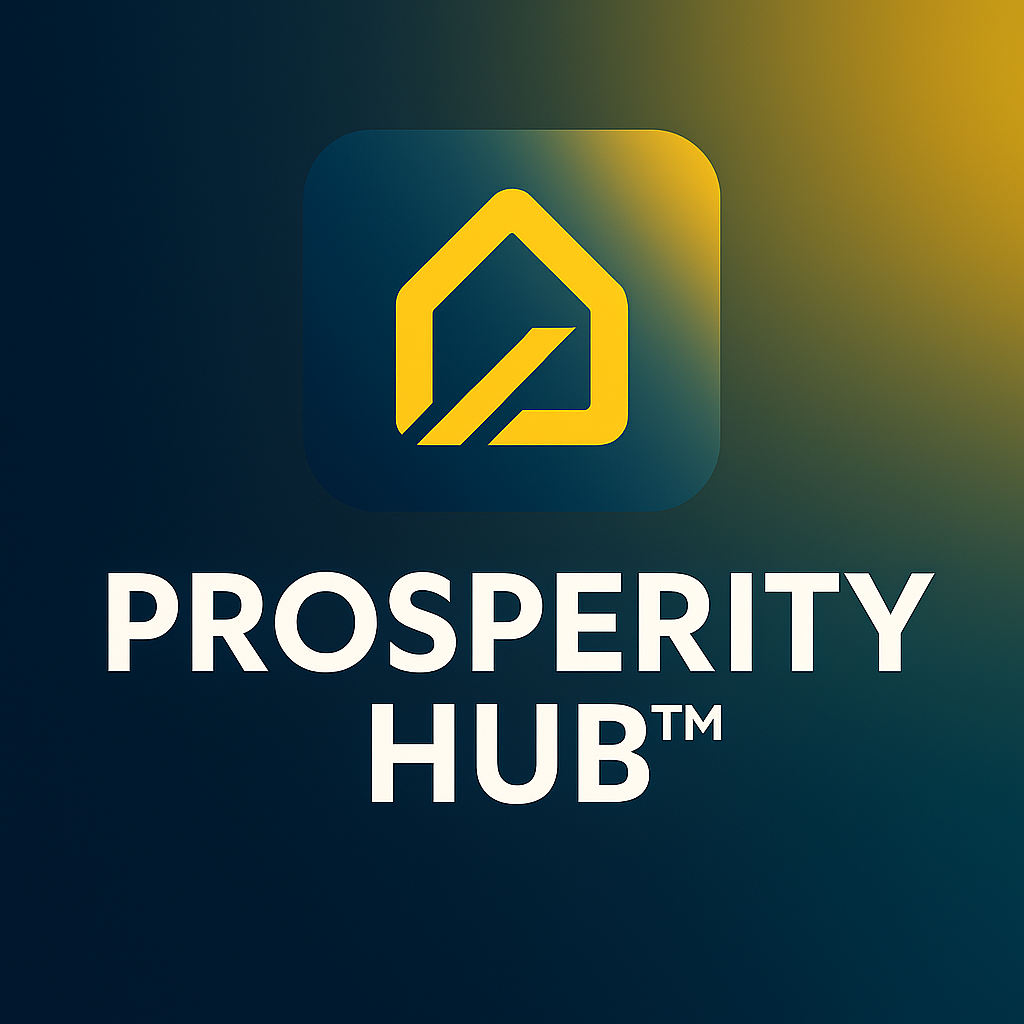 ProsperityHub.app - Product Hunt launch logo and brand identity