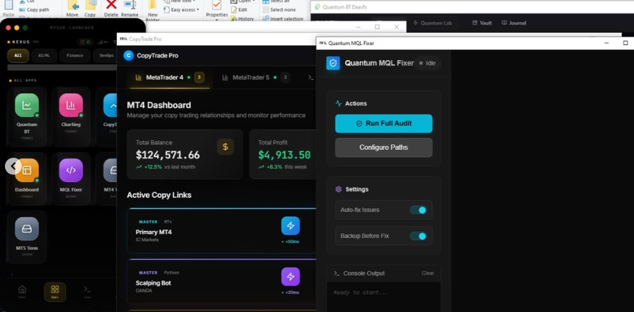 DAAVILE FX ALGO TRADING - Screenshot 3 showing product features and functionality