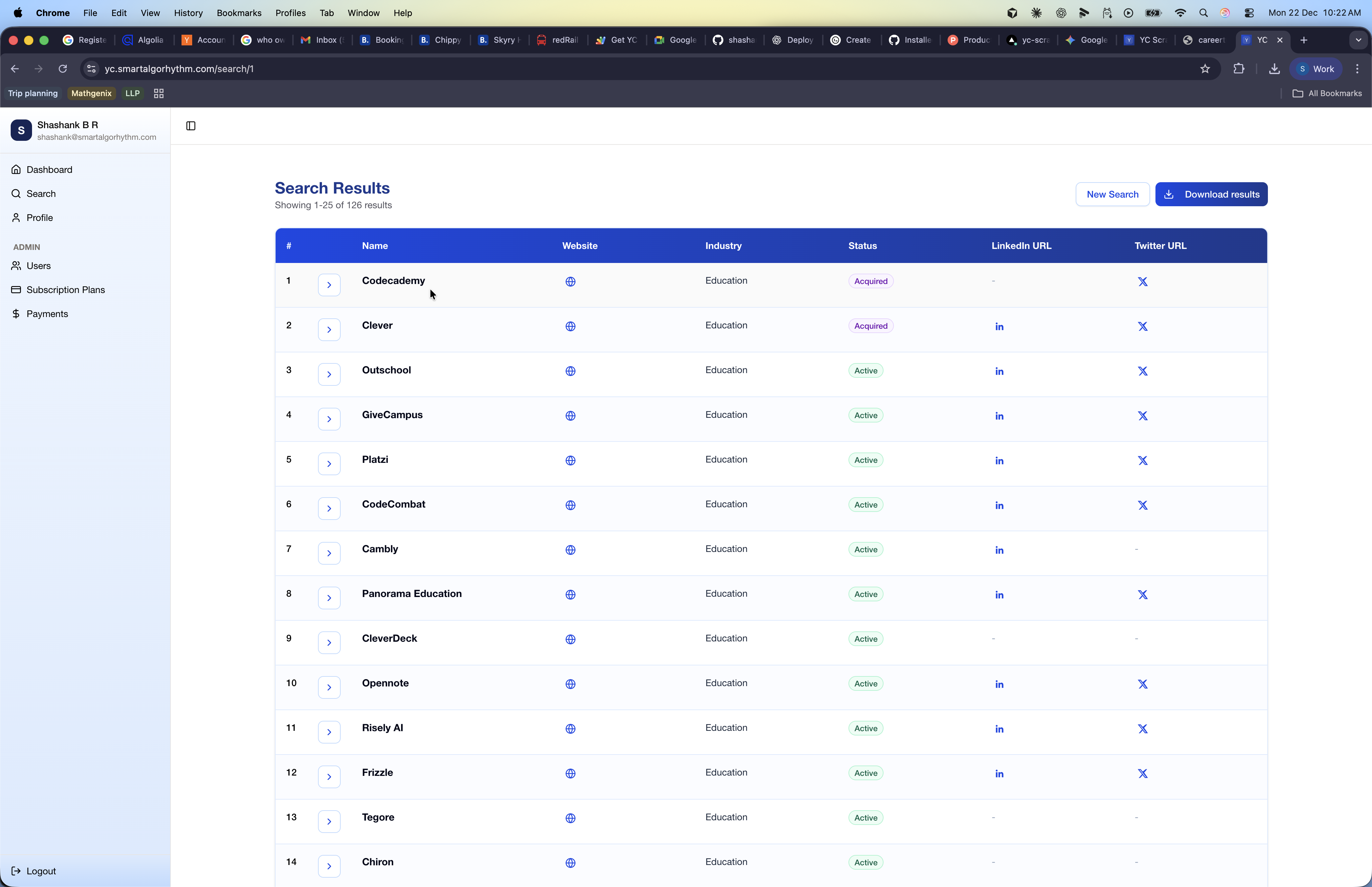 Y Combinator Signals gallery image