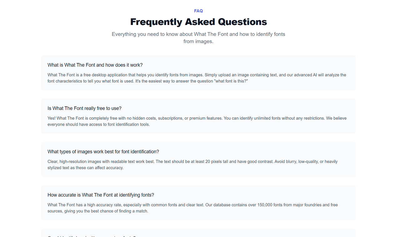 What The Font gallery image