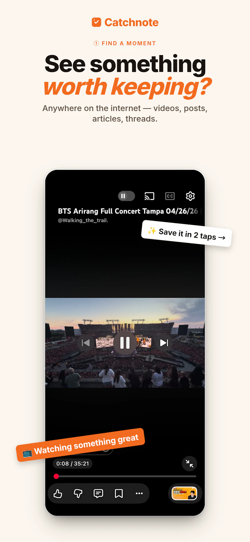 CatchNote: AI Bookmark Notes screenshot 3