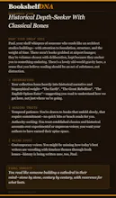 Bookshelf DNA —Your Reading Profile gallery image