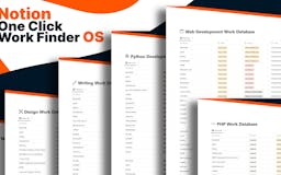 One Click Work Finder OS media 1