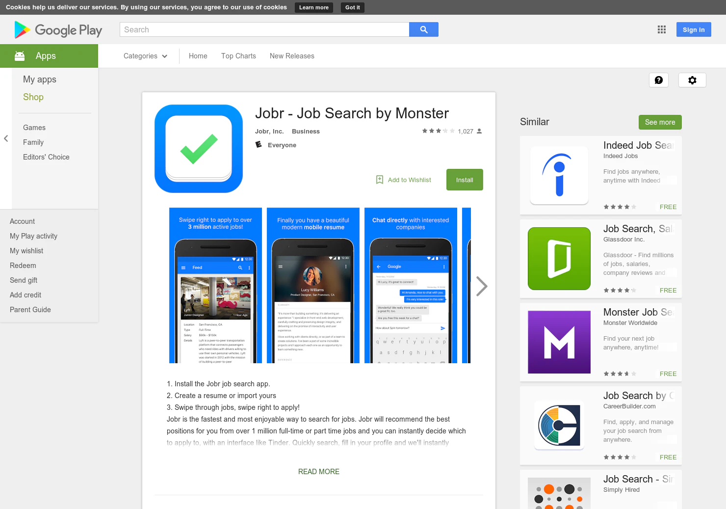 Jobr for Android