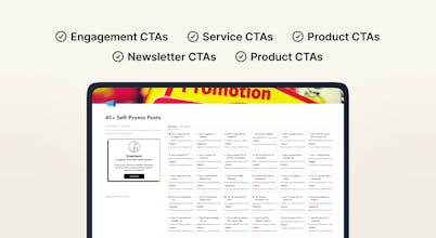 45+ Self-Promo Posts Templates gallery image