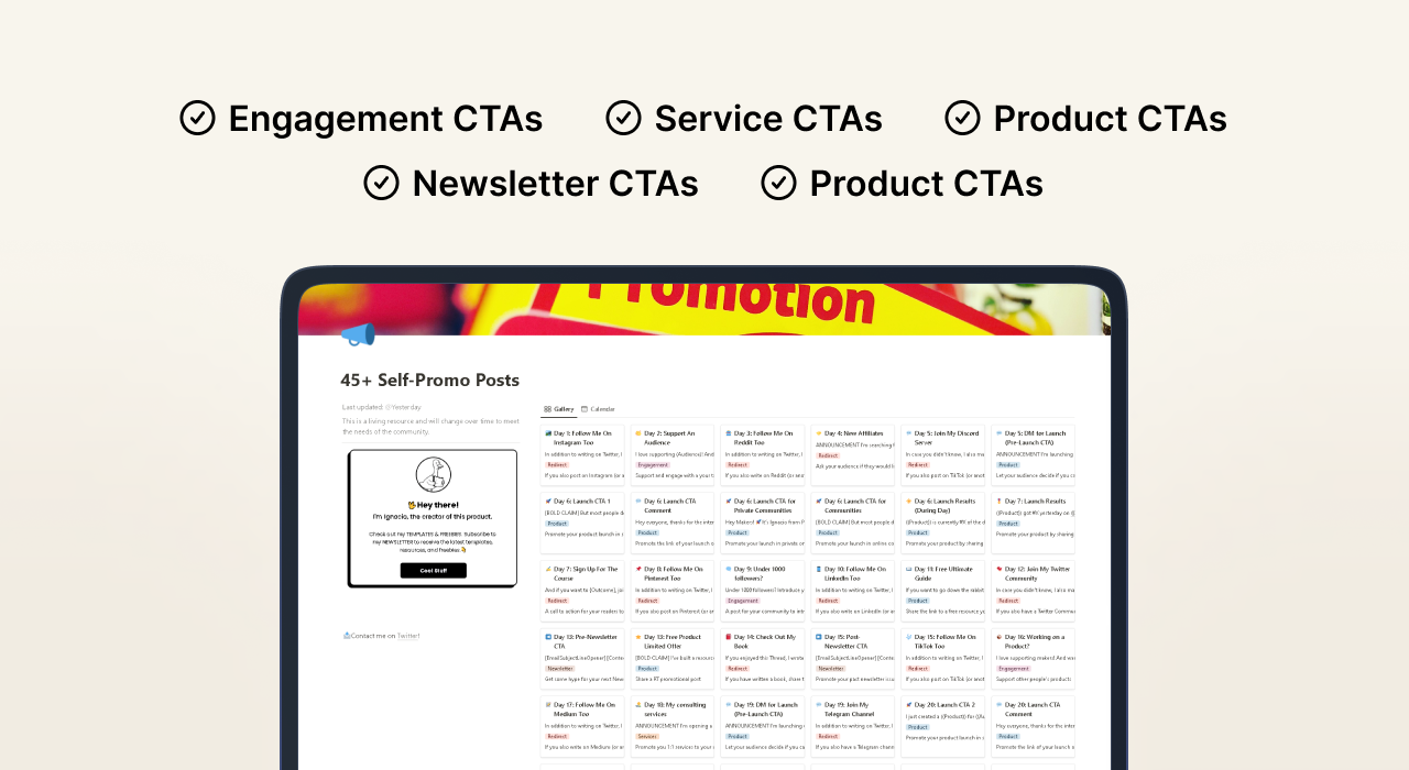 45+ Self-Promo Posts Templates media 3