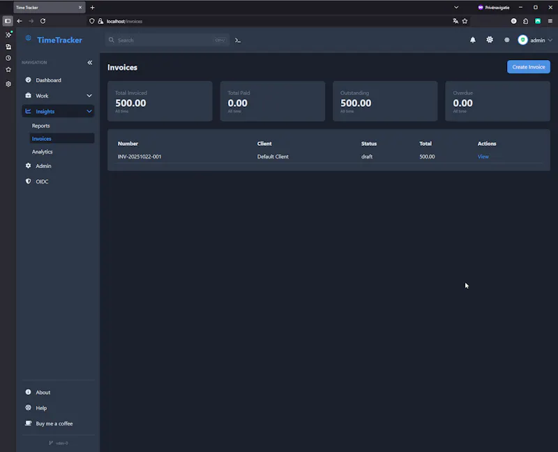TimeTracker screenshot 13