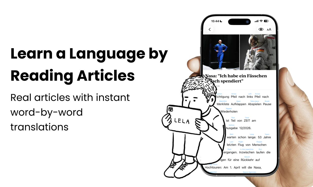 startuptile LelaAI-Learn languages by reading real articles