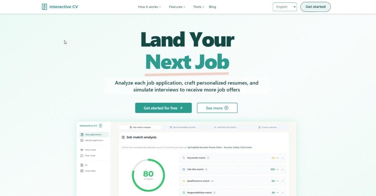 Interactive CV media 2