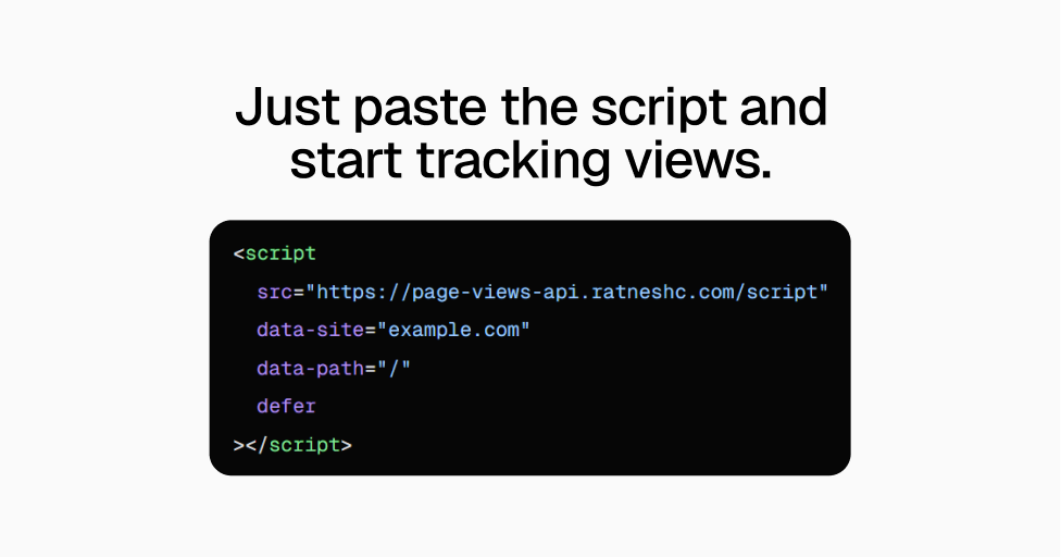 Page Views API gallery image