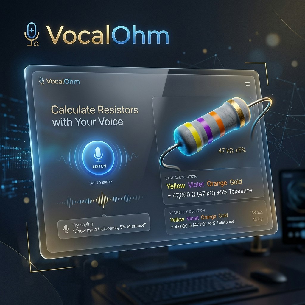 VocalOhm Voice Resistor Calculator SMD gallery image