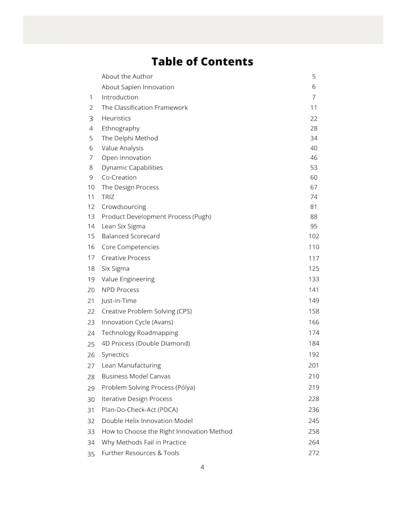 The 30 Best Innovation Methods Book screenshot 3