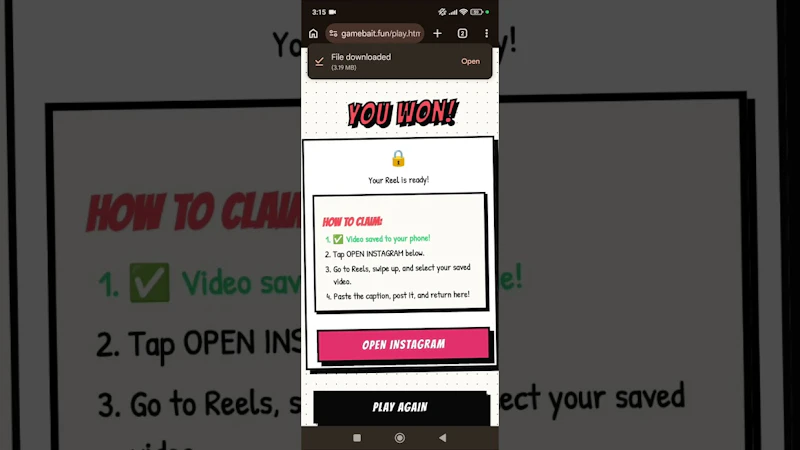 GameBait.fun screenshot 1 (video preview)