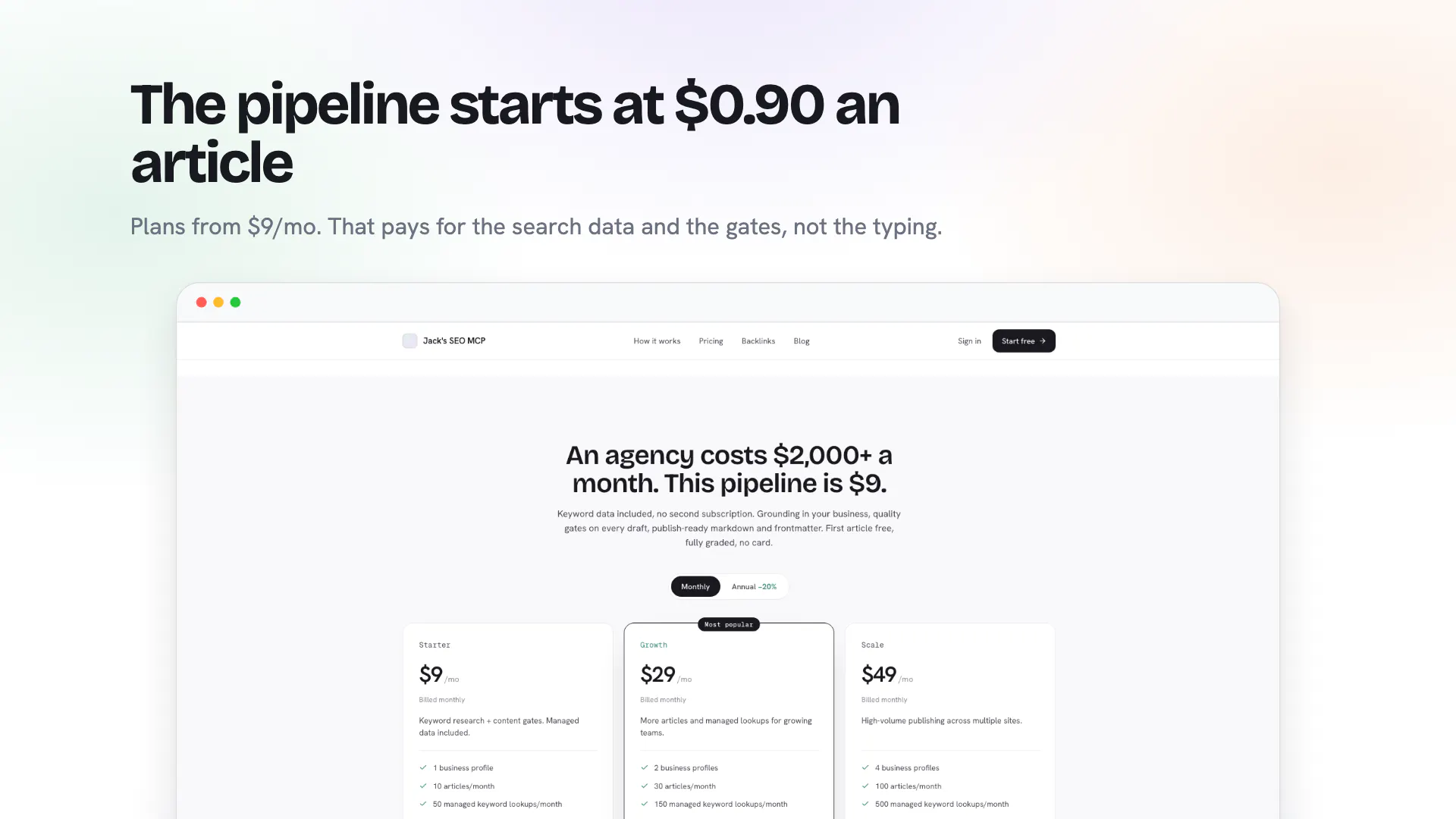 Jack's SEO MCP gallery image