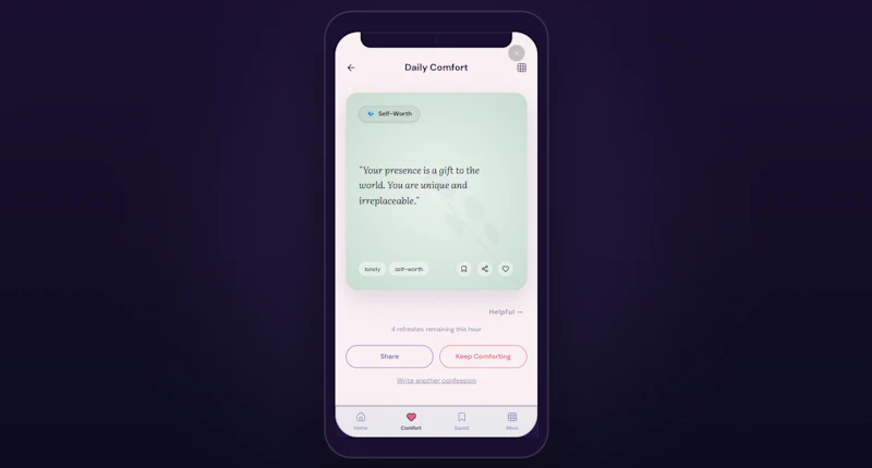 Confess & Comfort screenshot 7