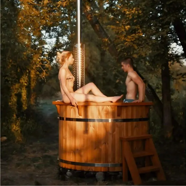 Luxury Glamping Pods | Traditional Sauna gallery image