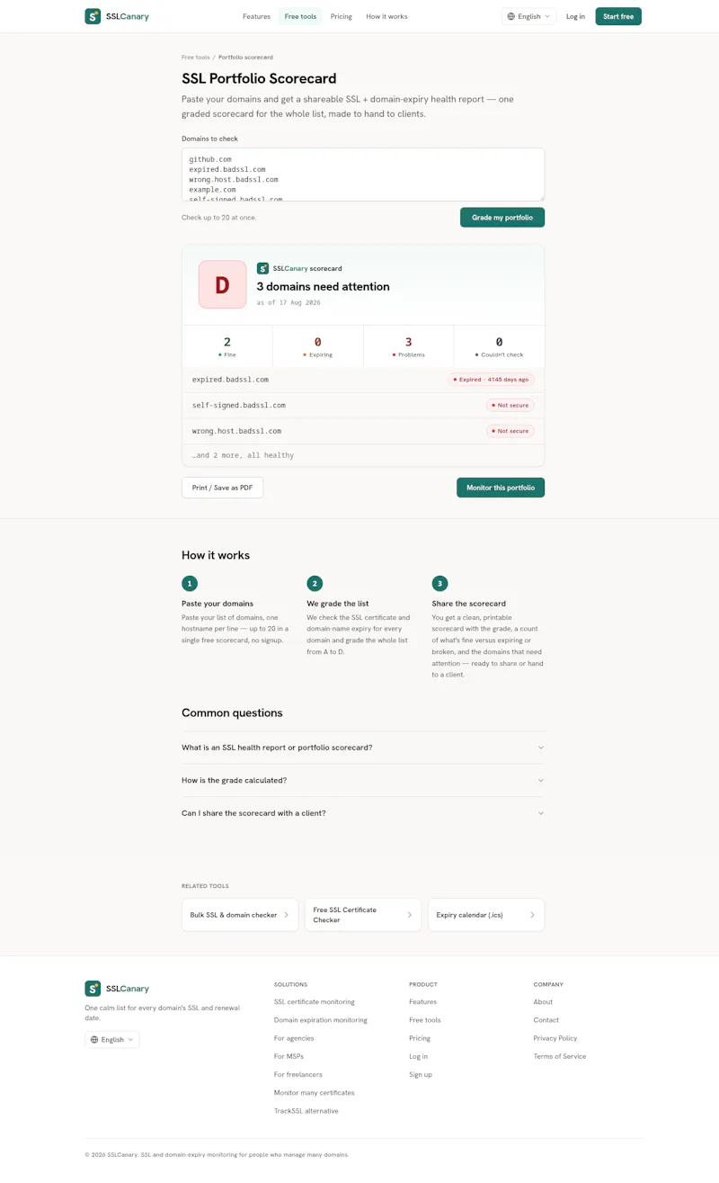 SSLCanary screenshot 13