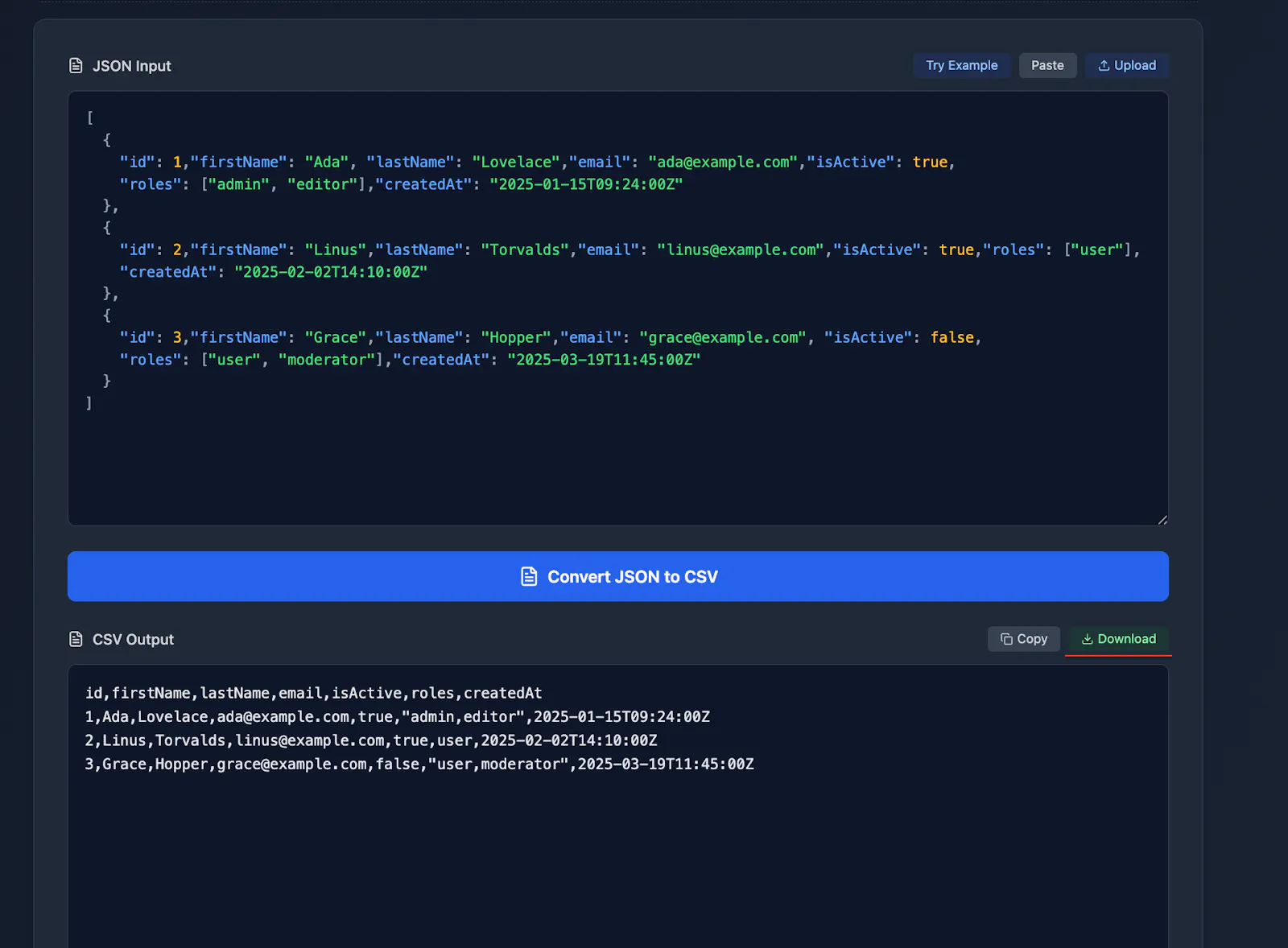 JSON Formatter Blob Viewer screenshot 10