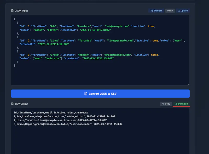 JSON Formatter Blob Viewer screenshot 10