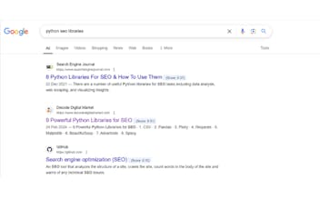 TF-IDF SERP Analyzer Chrome Extension gallery image