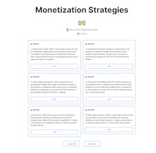 Monetization Strategy Generator gallery image