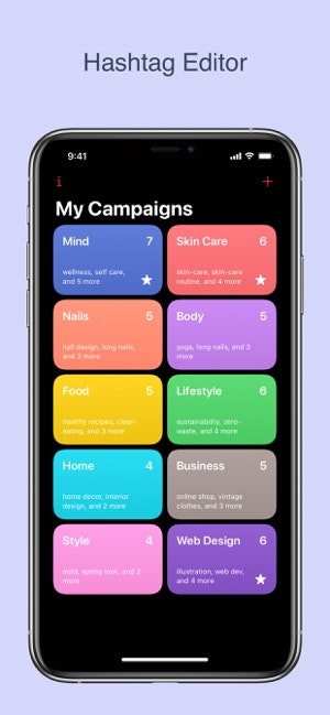 Hashtag Editor gallery image
