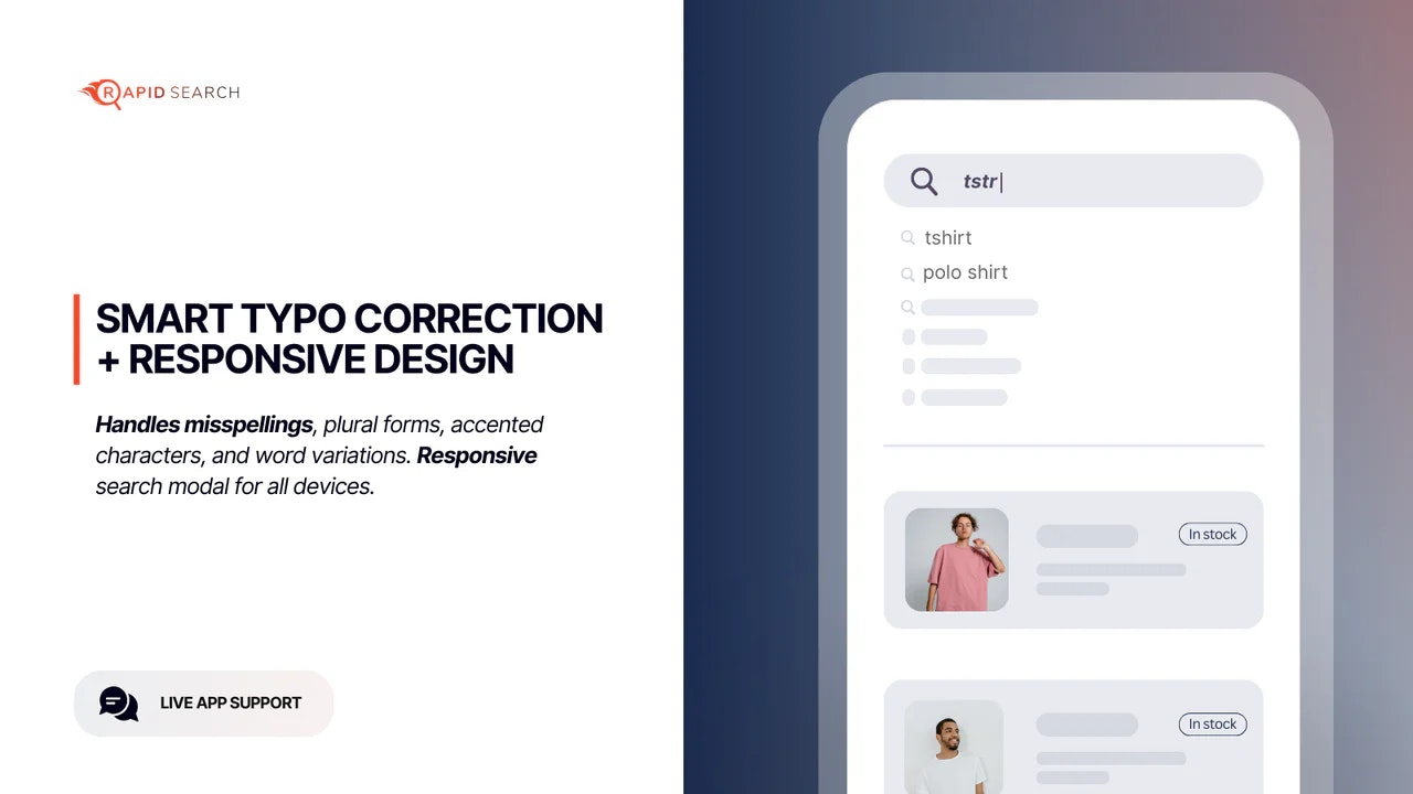 AI Retail Search - Main product screenshot demonstrating key features and user interface
