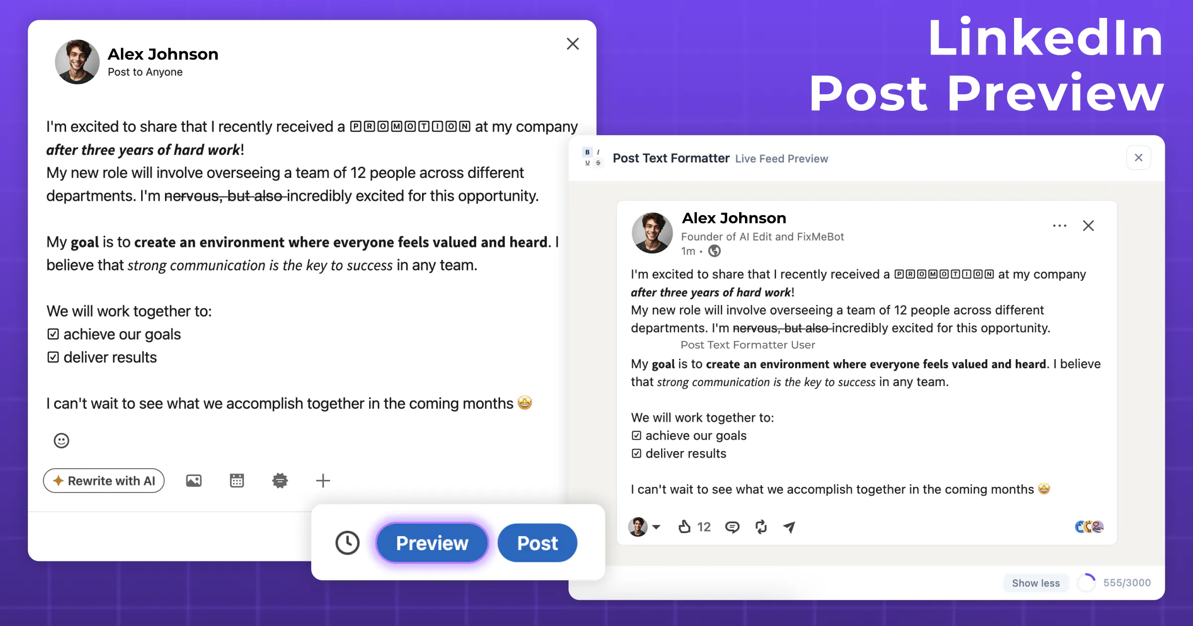Post Formatter 截图 3