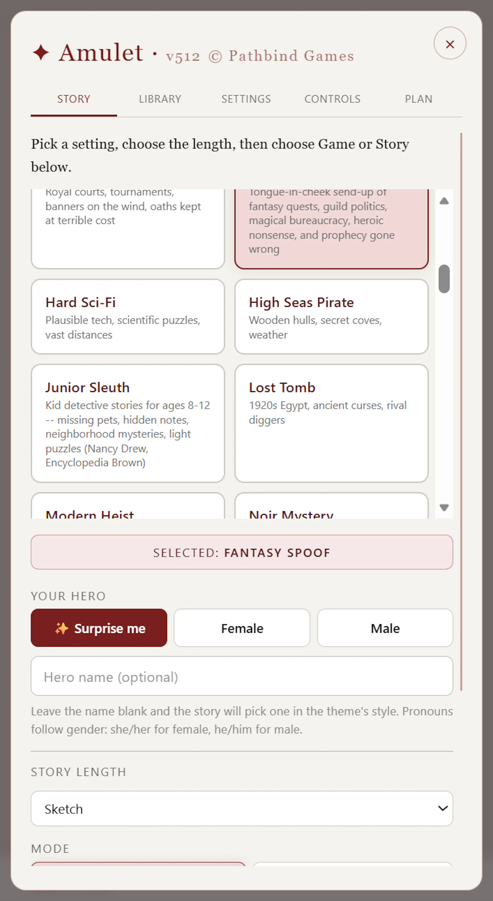Amulet screenshot 2