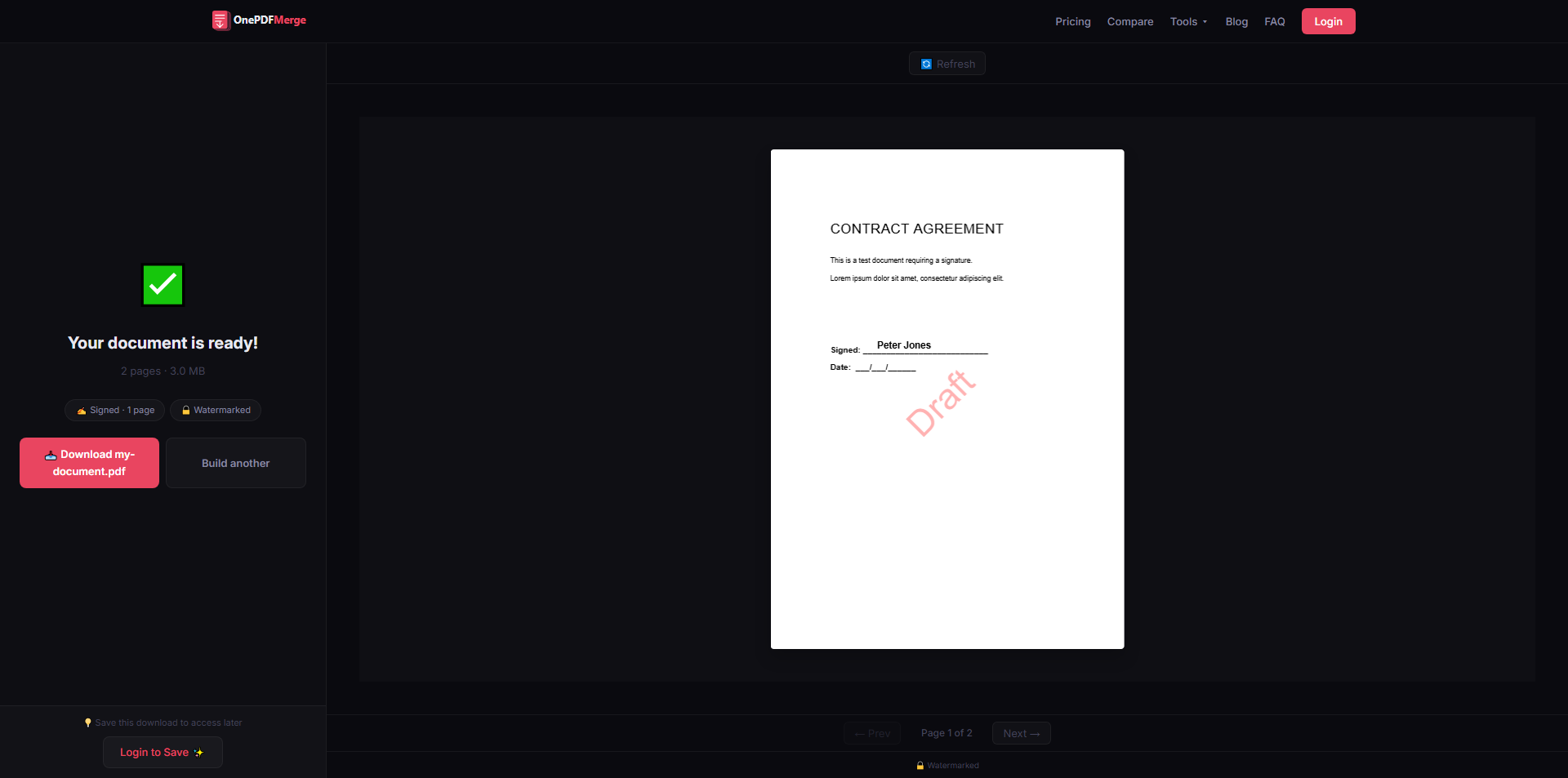 PDF Merge gallery image