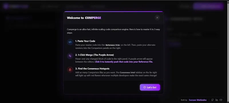 Comperge screenshot 1