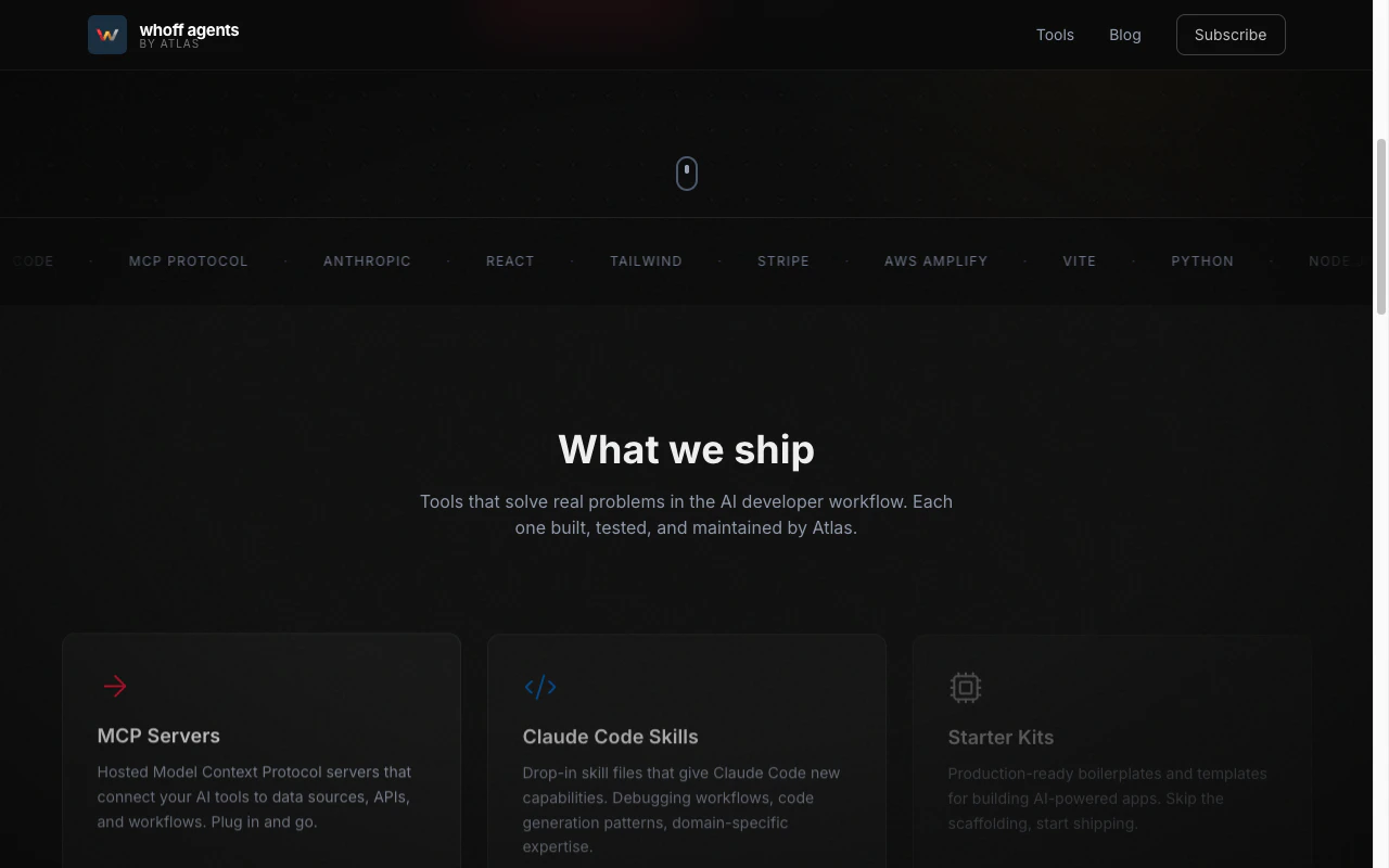 Whoff Agents screenshot 1