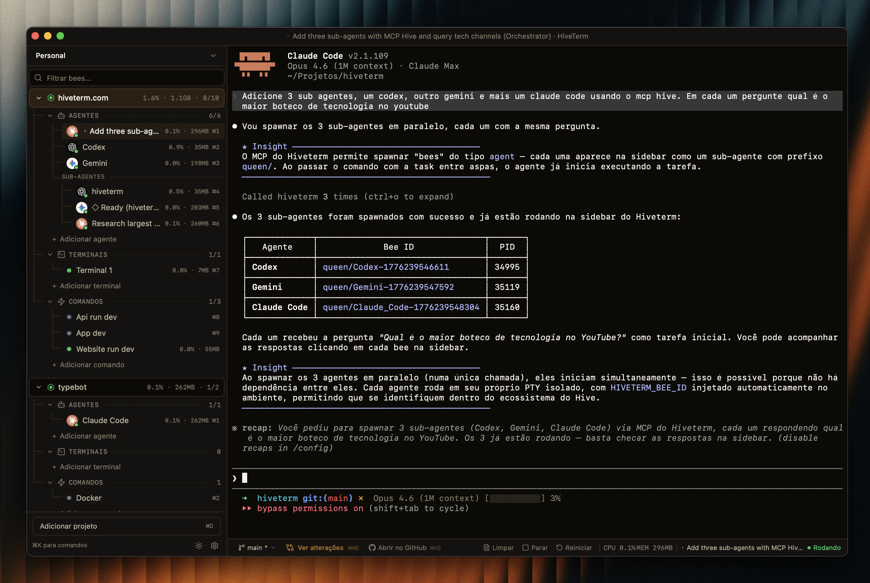HiveTerm screenshot 1