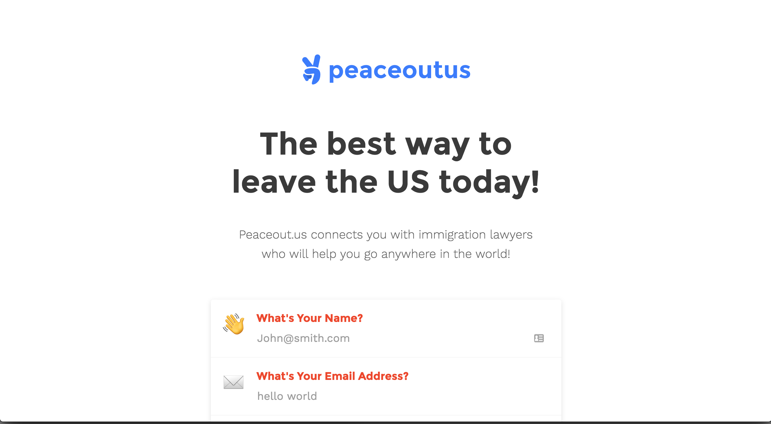 PeaceOutUS gallery image