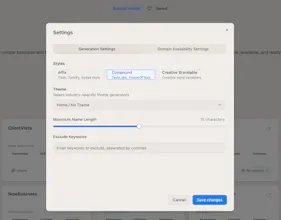 Namizer - Business Name Generator gallery image
