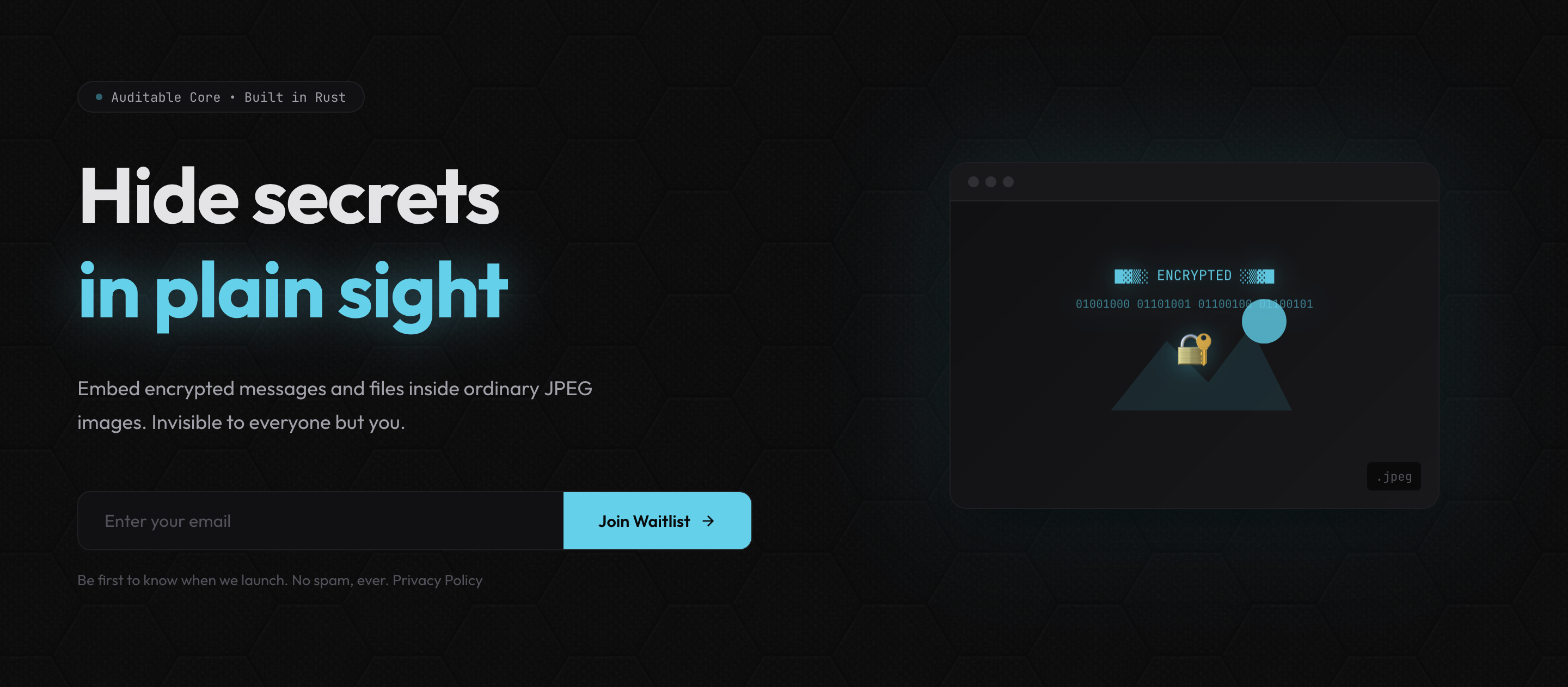 JPEG Locker — Waitinglist - Main product screenshot demonstrating key features and user interface