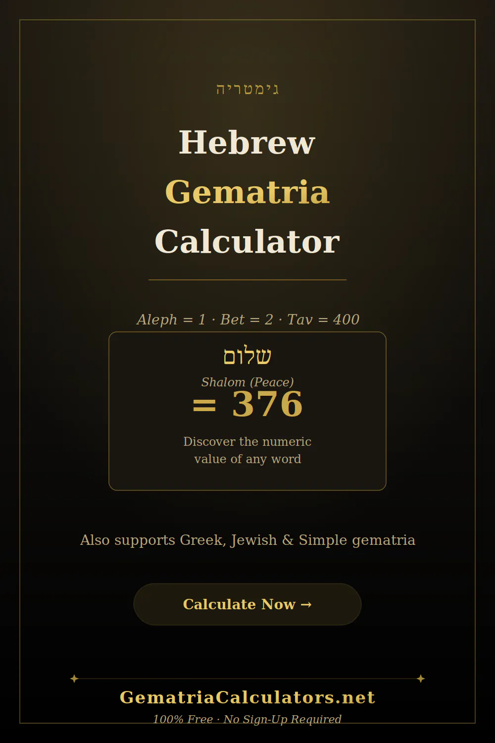Gematria Calculator gallery image