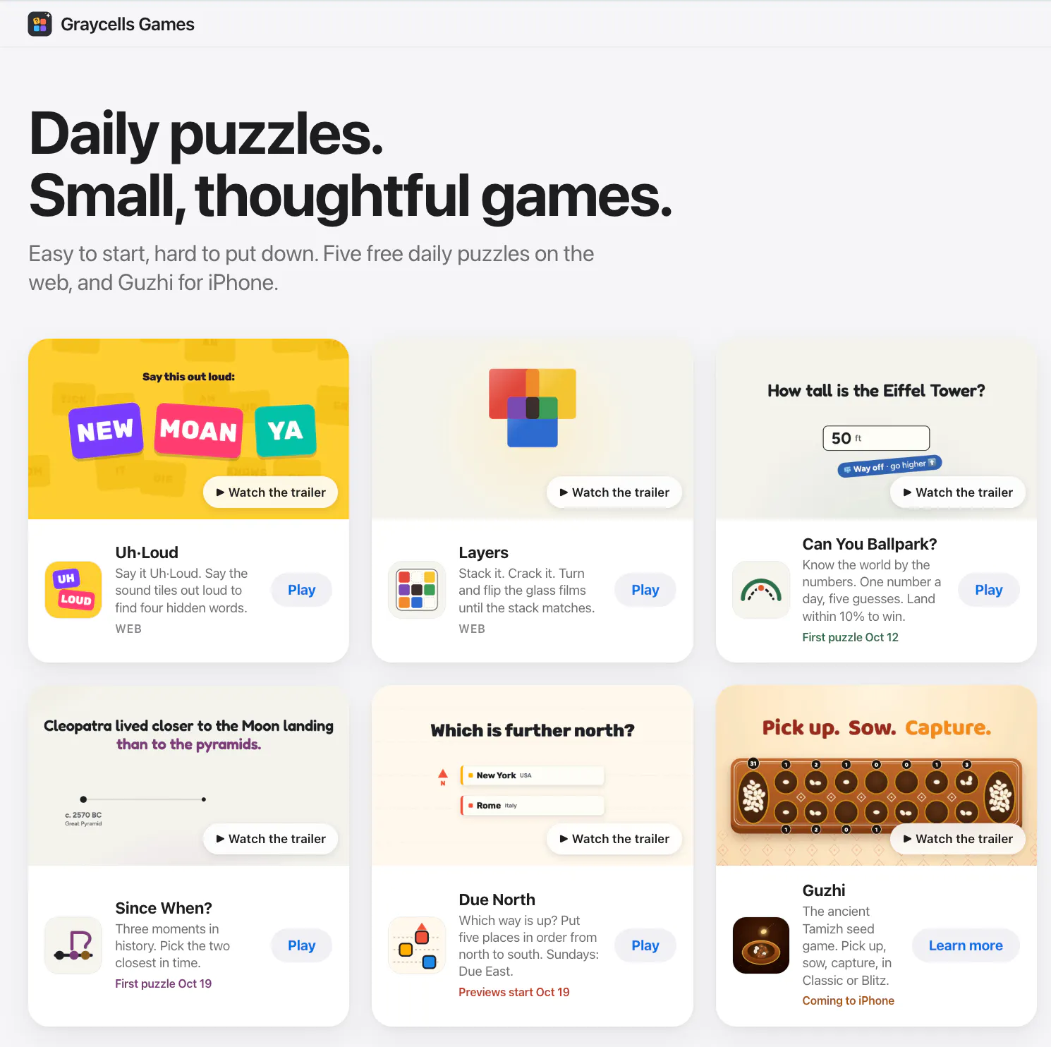 Graycells Games