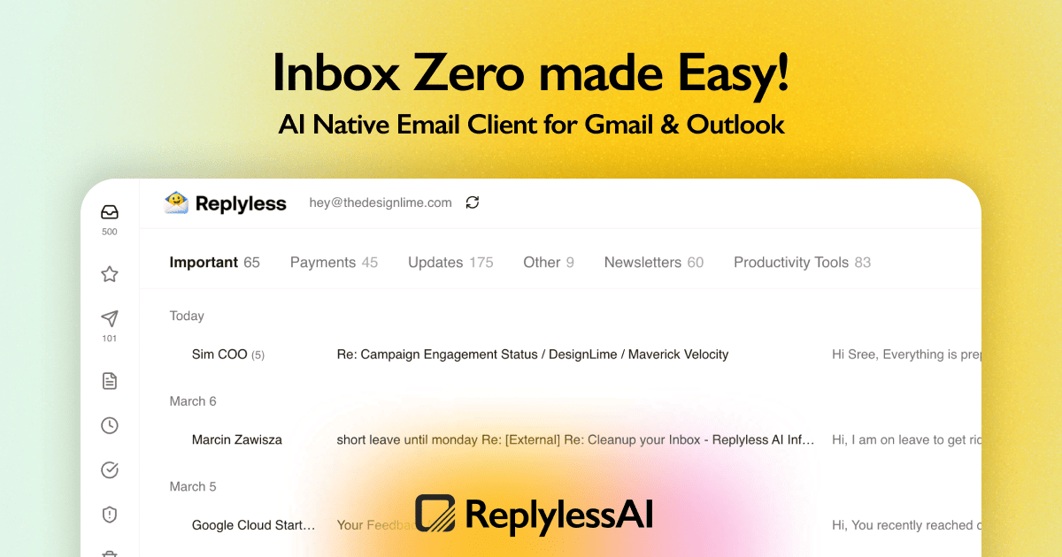 Replyless gallery image