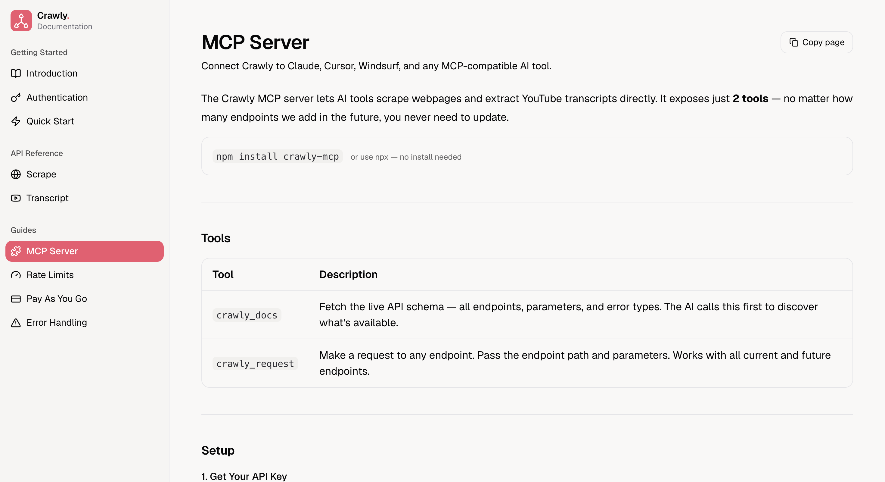 Crawly - Screenshot 4 showing product features and functionality