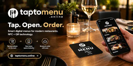 TapToMenu NFC Menu Card gallery image