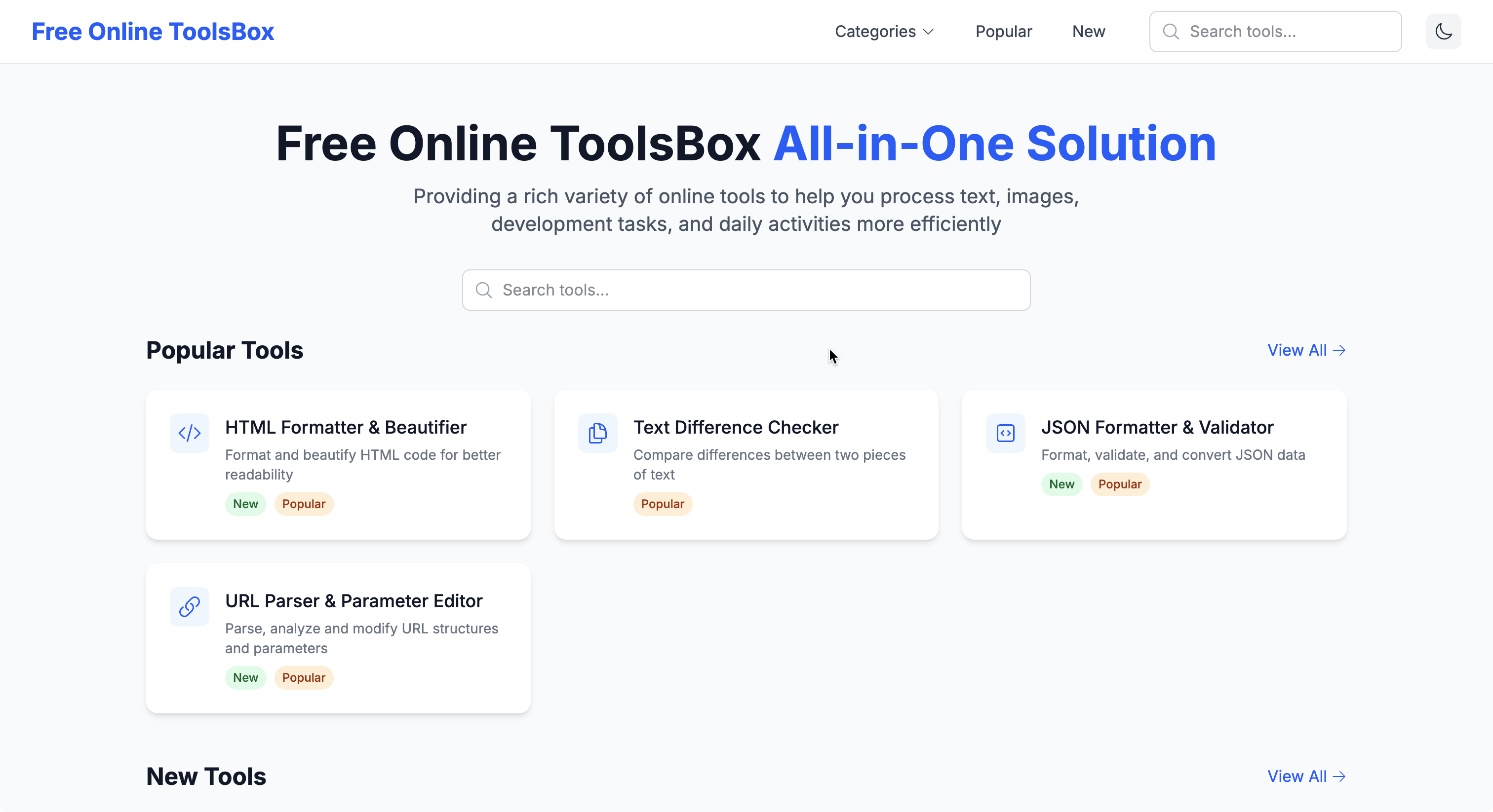 Free Online Dev ToolsBox media 2