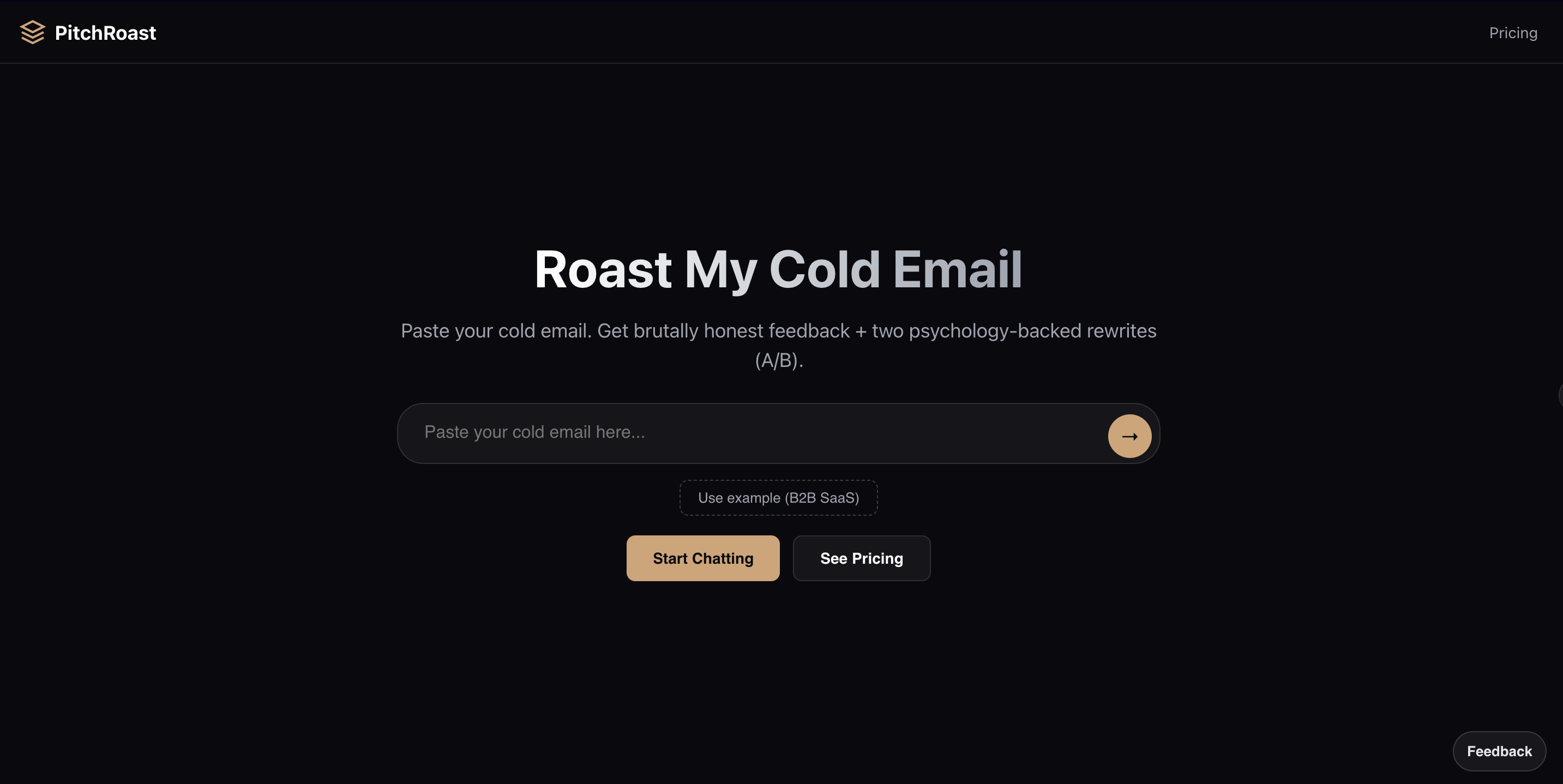 Roast Your Cold Email. Get Replies. - Product Hunt launch logo and brand identity