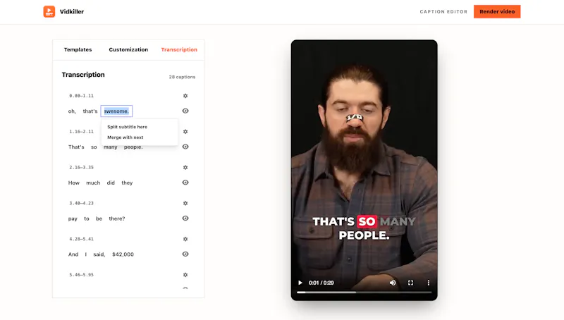Vidkiller screenshot 6