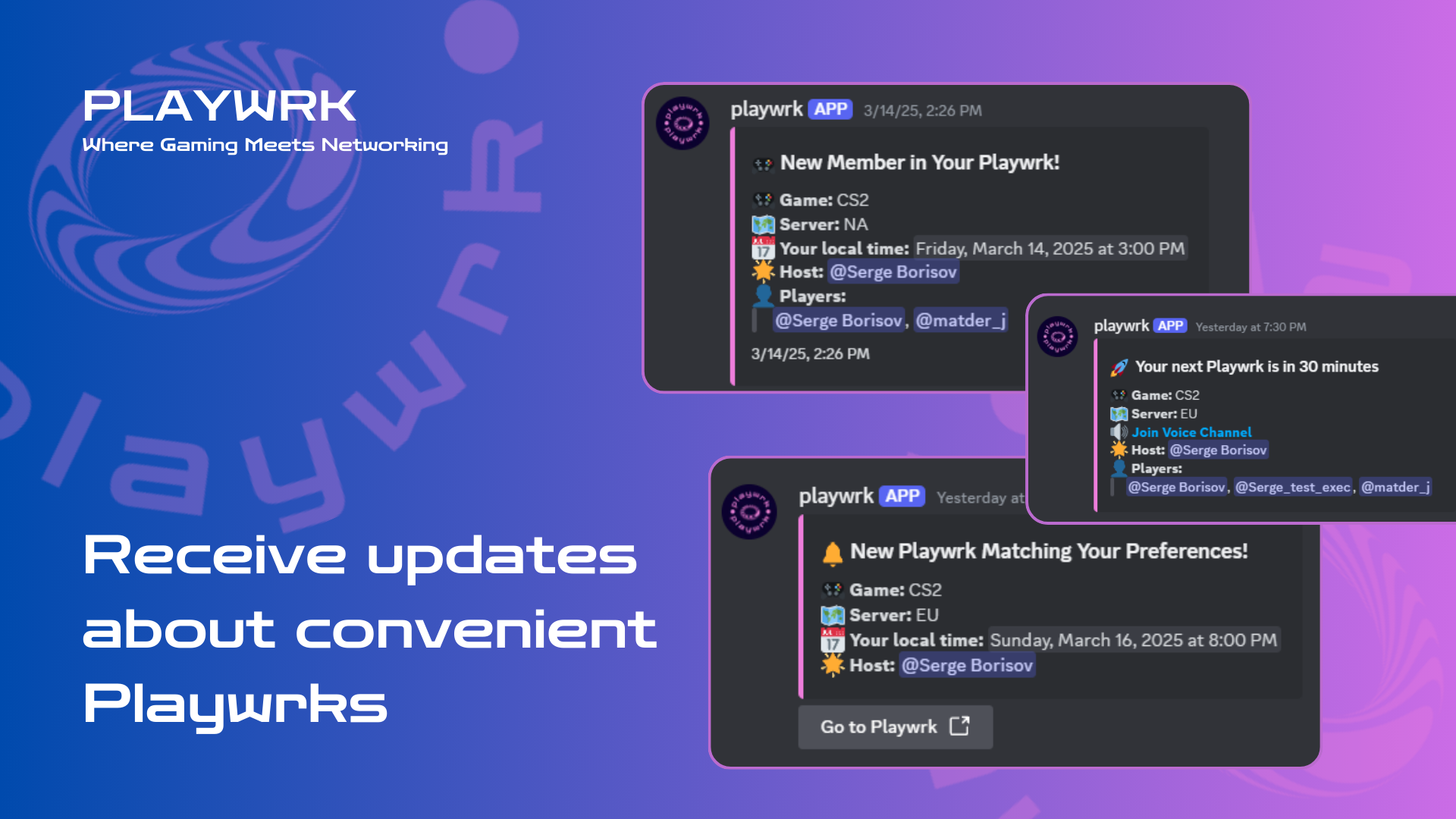 Playwrk: Virtual Private Club for Gamers gallery image